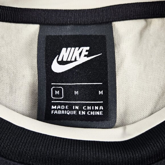 NIKE Tech Pack Cutout Elbow Crew Neck Pullover Black Sweatshirt Sportswear Med - Picture 6 of 10